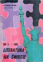 Okładka książki Literatura na Świecie nr 3/1992 (248)