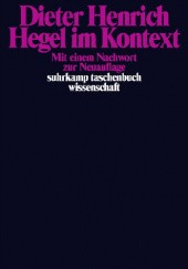 Okładka książki Hegel im Kontext Dieter Henrich
