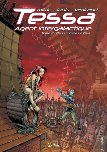 Okładki książek z cyklu Tessa, Agent intergalactique