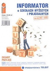 Okładka książki Informator o szkołach wyższych i policealnych na rok 2007/2008 praca zbiorowa
