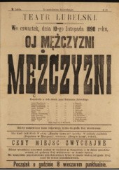 Okładka książki Oj mężczyźni, mężczyźni Kazimierz Zalewski