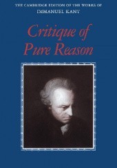 Okładka książki Critique of Pure Reason Immanuel Kant