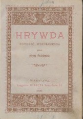 Okładka książki Hrywda Maria Rodziewiczówna