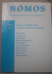 Okładka książki Nomos. Kwartalnik religioznawczy. Nr 75/76 Anna Książek, Anna Zajączkowska