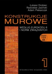 Okładka książki Konstrukcje murowe według Eurokodu 6 i norm związanych - Tom 1 Łukasz Drobiec, Radosław Jasiński, Adam Piekarczyk