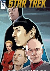 Okładka książki Star Trek: The Q Conflict #1 Scott Tipton