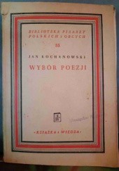 Okładka książki Wybór poezji Jan Kochanowski