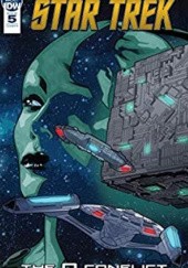 Okładka książki Star Trek: The Q Conflict #5 Scott Tipton