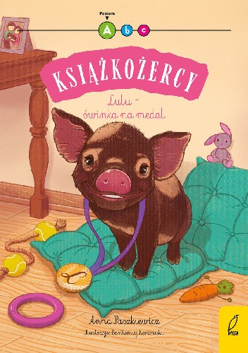 Okładka książki Lulu - świnka na medal Anna Paszkiewicz
