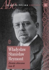 Okładka książki Ziemia obiecana, tom II Władysław Stanisław Reymont
