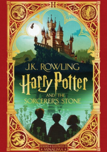 Okładki książek z serii Harry Potter (MinaLima Edition)