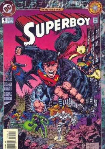 Okładki książek z cyklu Superboy Annual volume 4