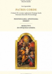 Okładka książki List apostolski Patris corde Franciszek (papież)