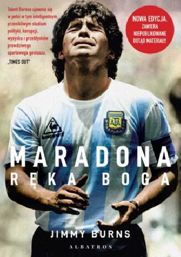 Okładka książki Maradona. Ręka Boga Jimmy Burns