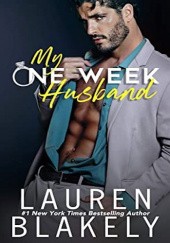 Okładka książki My One Week Husband Lauren Blakely