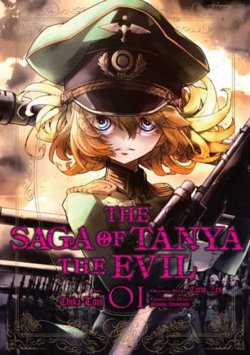 Okładki książek z cyklu The Saga of Tanya the Evil (manga)