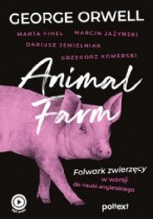 Okładka książki Animal Farm. Folwark zwierzęcy w wersji do nauki angielskiego