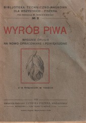 Okładka książki Wyrób piwa Mieczysław Dominikiewicz