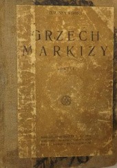 Okładka książki Grzech markizy Zuzanna Rabska