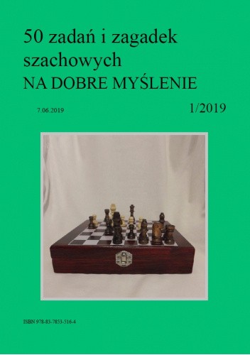 Okładki książek z serii 50 zadań i zagadek szachowych NA DOBRE MYŚLENIE