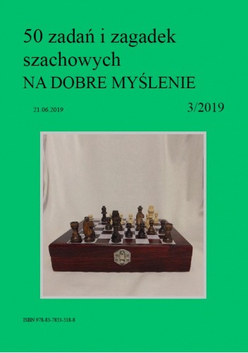 Okładki książek z serii 50 zadań i zagadek szachowych NA DOBRE MYŚLENIE