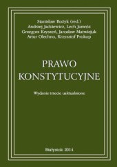 Okładka książki Prawo konstytucyjne Stanisław Bożyk