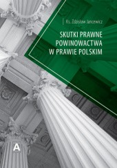 Okładka książki Skutki prawne powinowactwa w prawie polskim Zdzisław Jancewicz