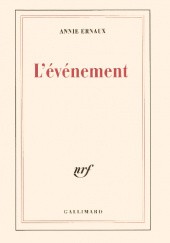 Okładka książki L'événement Annie Ernaux