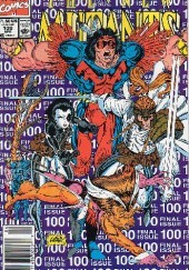 Okładka książki New Mutants #100 Rob Liefeld, Fabian Nicieza