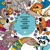Okładka książki Kontynenty. Azja, Asia, Asien Piotr Nowacki