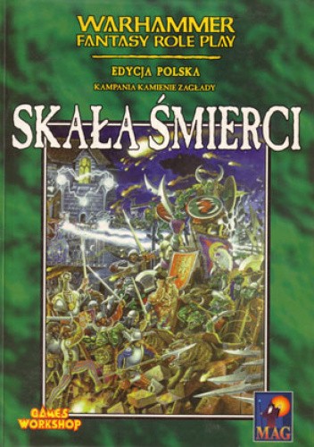 Okładki książek z serii Warhammer Fantasy Roleplay