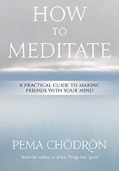 Okładka książki How to Meditate: A Practical Guide to Making Friends with Your Mind Pema Chödrön