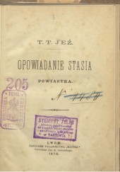 Okładka książki Opowiadanie Stasia Zygmunt Miłkowski