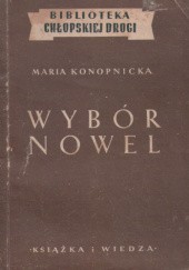 Okładka książki Wybór nowel Maria Konopnicka