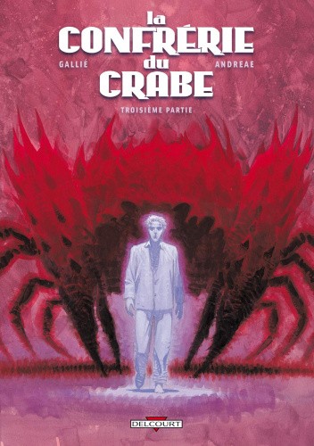 Okładki książek z cyklu La Confrérie du Crabe