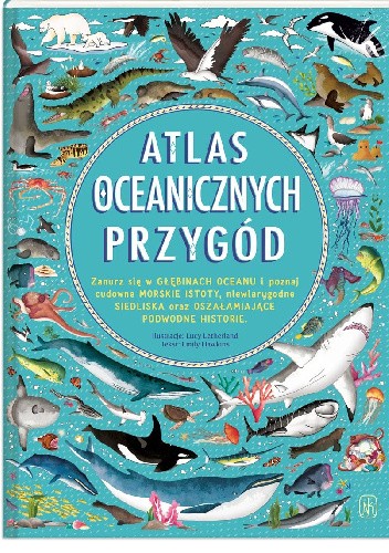 Okładka książki Atlas oceanicznych przygód Emily Hawkins