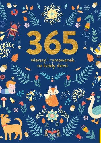 Okładka książki 365 wierszy i rymowanek na każdy dzień praca zbiorowa