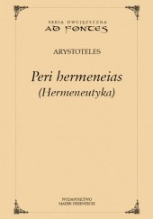 Okładka książki Hermeneutyka Arystoteles