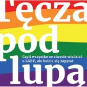 Okładka książki Tęcza pod lupą, czyli wszystko co chcecie wiedzieć o LGBT, ale boicie się zapytać Mirosława Makuchowska, praca zbiorowa