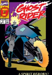 Okładka książki Ghost Rider #1 Howard Mackie, Javier Saltares, Mark Texeira, Gregory Wright