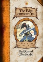 Okładka książki Clash of the Sky Galleons Chris Riddell, Paul Stewart