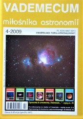 Okładka książki Vademecum Miłośnika Astronomii 4/2009 Mirosław Brzozowski