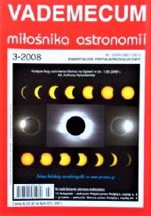 Okładka książki Vademecum Miłośnika Astronomii 3/2008 Mirosław Brzozowski