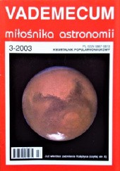 Okładka książki Vademecum Miłośnika Astronomii 3/2003 Mirosław Brzozowski