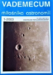 Okładka książki Vademecum Miłośnika Astronomii 1/2003 Mirosław Brzozowski
