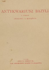 Okładka książki Antykwariusz Bazyli Zuzanna Rabska