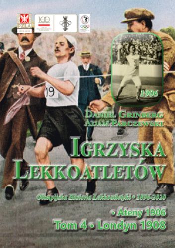 Okładki książek z cyklu Igrzyska Lekkoatletów 1896-2020