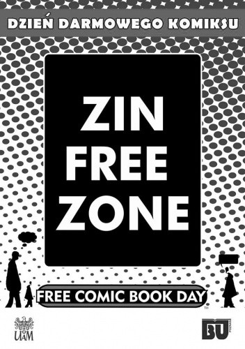 Okładki książek z cyklu Zin Free Zone