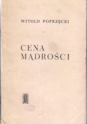 Okładka książki Cena mądrości Witold Poprzęcki