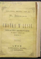 Okładka książki Chatka w lesie Władysław Syrokomla